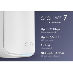 Netgear Orbi 870 Tri-Band (2.4 Ghz) RBE873-100EUS